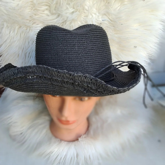 Panama Jack vented boho cowboy hat - Picture 2 of 13